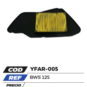 FILTRO AIRE BWS 125 4T PLANO