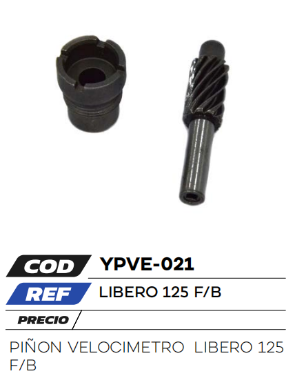 PIÑON VELOCIMETRO LIBERO 125 F/B
