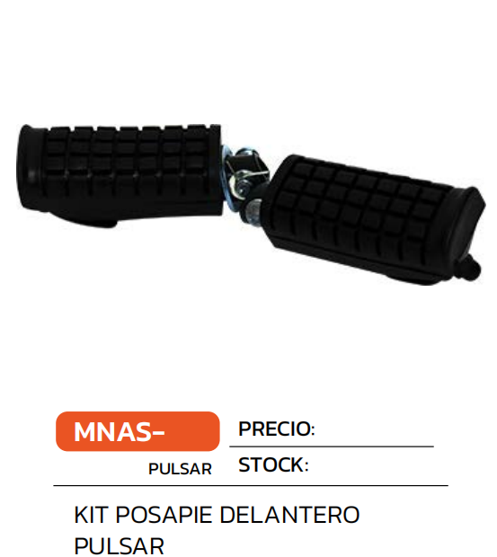KIT POSAPIES PULSAR 200NS DELANTERO