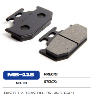 Pastillas De Freno Xl 200/Xr 125/ Xr 250/Dr350/Yz 650-125-250